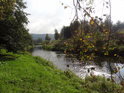Řeka Metuje v úseku Hronov - Náchod